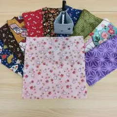 ★A581★ カットクロス/プリント生地/国産/25cm×25cm/10点