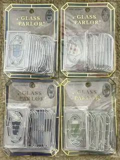 【国内正規品】クーリア　グラスパーラーシール　クリアステッカー　4種セット