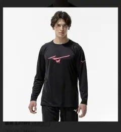 Mizuno ロングスリーブTシャツ Lサイズ ブラック