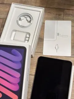 iPad mini 6 Wifi+Celluler 64GBパープル ペンシル付