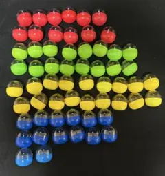 ガチャガチャ　空カプセル60個セット