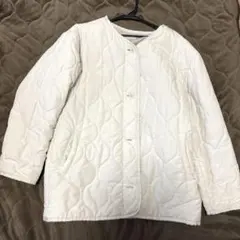 キルティング アウターフリーサイズ 白 アイボリー