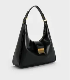 Charlot シャーロット ホーボーバッグ - ブラック