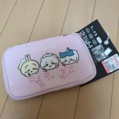 新品未使用　ちいかわ ソフト スリムポーチ ピンクのサムネイル
