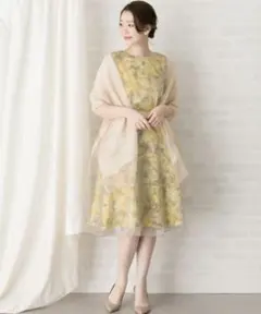 URBAN RESEARCH ROSSO フラワープリントドレス