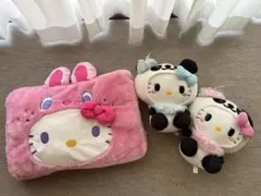 レア　ハローキティ ぬいぐるみ3個セット
