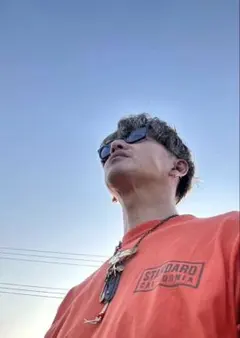 【Mサイズ】キムタク着 スタンダードカリフォルニア 半袖Tシャツ オレンジ