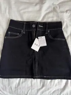 GRL ブラック デニム　タイトスカート S