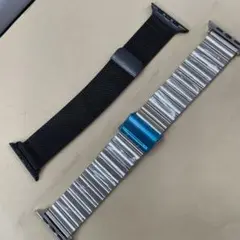二つセットAppleWatchアップルウォッチ交換用ベルト44/45/49mm