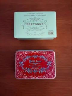 ビスキュイテリエ　ブルトンヌ　アトリエうかい　フルーセック小缶　空き缶