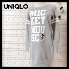 【美品】 ユニクロ UNIQLO ロングT ディズニー ミッキーマウス S