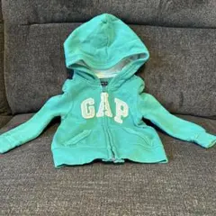 babyGap パーカー　90センチ 裏起毛　エメラルドグリーン