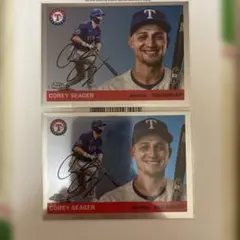 Topps Corey Seager テキサス レンジャーズ シーガー