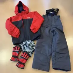 IGNIO スキーウェア上下、帽子、手袋のセット