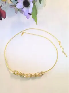 【ハンドメイド】ビーズチャームの ネックレス