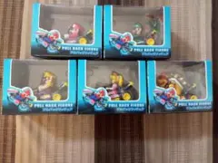 マリオカート8 　プルバックフィギュア全5種セット　　匿名配送