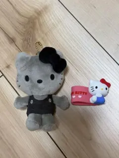 ハローキティ ぬいぐるみ キーチェーン付き