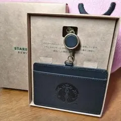 【新品未開封】【STARBUCKS】パスケース 、黒、