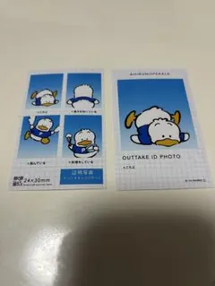 サンリオ　証明写真風スマロイド　NG集　アヒルのペックル