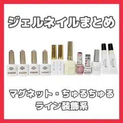 ジェルネイル 12点 まとめ セルフネイル ノンワイプ マグネット ボトル