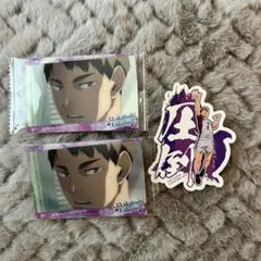 ハイキュー モバイルステッカー ウエハース5 牛島若利