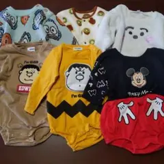 ベビー　洋服まとめ売り　70〜80·80サイズ 長袖　ロンパース