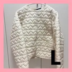 ZARA ハート型キルティングジャケット L