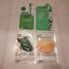 【新品】MEDIHEAL Abib フェイスマスク 4枚セットのサムネイル