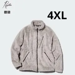 4XL UNIQLO NEEDLES フリースジャケット 希少サイズ ベージュ
