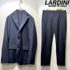 【美品】ラルディーニ ブートニエール付 ストレッチ コットン ジャケット M程度 美品】ラルディーニ ブートニエール付 ストレッチ コットン ジャケット
