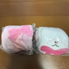 匿名配送　シュガーバニーズ　ふわふわ巾着　しろうさ　ももうさ