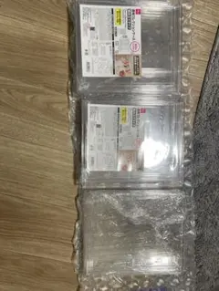 ダイソー　透明コレクションケース(組み立てタイプ) 3個セット