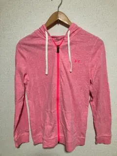 UNDER ARMOUR フルジップフーディ ピンク