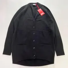 【新品タグ付】定価4.6万→半額以下！ディーゼル ウールカーディガン バックロゴ