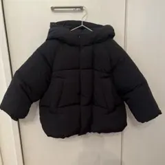 ZARA ブラック ダウンコート 98cm