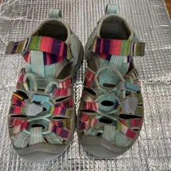 KEEN サンダル　キッズ　16 グリーン