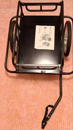 【未使用】ポルタス・マキシー　強化型汎用トレーラー　けん引　自転車用荷台 未使用】ポルタス・マキシー 強化型汎用トレーラー けん引 自転車用