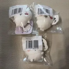 ちいかわ ちいかわだらけくじ E賞 全身ぬいぐるみバッジ 3種セット