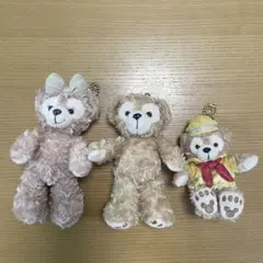 ダッフィー シェリーメイ　ぬいぐるみバッジ