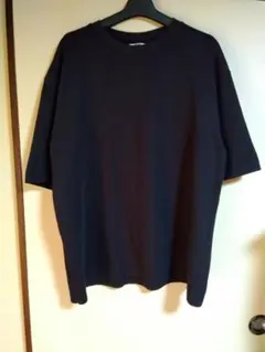 XXL/黒/中古/ユニクロ/メンズ エアリズムコットンオーバーサイズ Tシャツ
