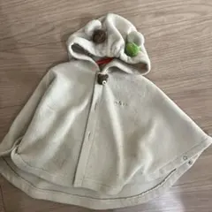 くまさんフード付きポンチョ
