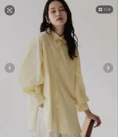hellam バックドロストシャツ