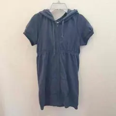 値下げ❗️アバクロ 半袖パーカー ネイビー Mサイズ