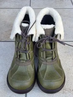 リゲッタ　エッグヒール　ミリタリーブーツ　オリーブ　LL