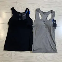 新品レディースReebok タンクトップ M ブラック