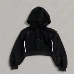 新品 RED VALENTINO チュールレイヤードパーカー ドット フーディー