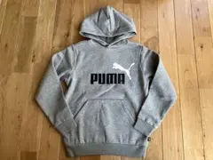 新品 男の子 キッズ PUMA 裏起毛 トレーナー 140センチ グレー