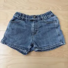 ブリーズ　デニム ハーフパンツ ゴムウエスト