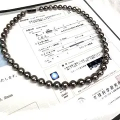 別格の極大珠】南洋タヒチ黒蝶真珠ネックレス 11.0〜14.5mm ピーコック 