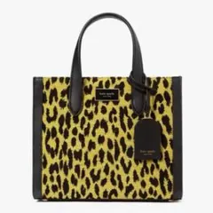 美品】ケイトスペード マンハッタン ドット ツイード スモールトート